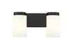 Vanity Z-Lite 746-2V-MB Matte Black Burk 2 Light Vanity Z-Lite