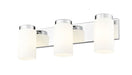 Vanity Z-Lite 746-3V-CH Chrome Burk 3 Light Vanity Z-Lite