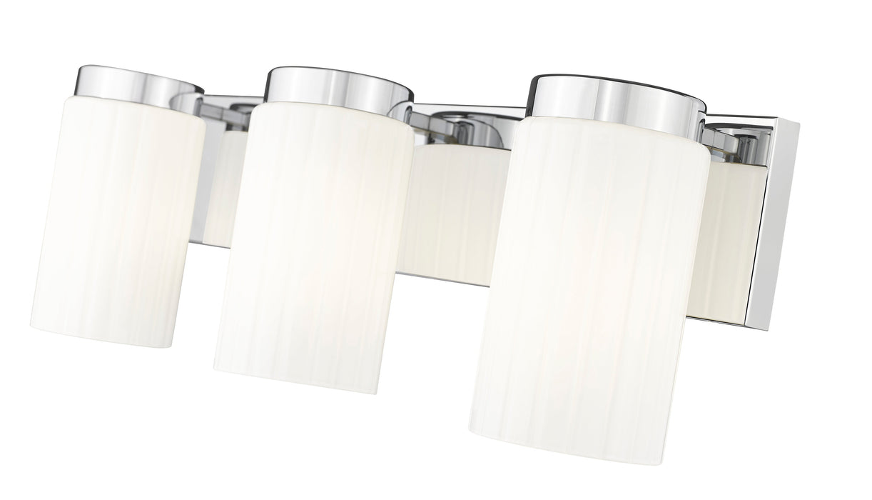 Vanity Z-Lite 746-3V-CH Chrome Burk 3 Light Vanity Z-Lite