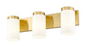 Vanity Z-Lite 746-3V-LG Luxe Gold Burk 3 Light Vanity Z-Lite