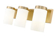 Vanity Z-Lite 746-3V-LG Luxe Gold Burk 3 Light Vanity Z-Lite
