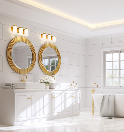 Vanity Z-Lite 746-3V-LG Luxe Gold Burk 3 Light Vanity Z-Lite