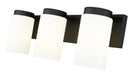 Vanity Z-Lite 746-3V-MB Matte Black Burk 3 Light Vanity Z-Lite