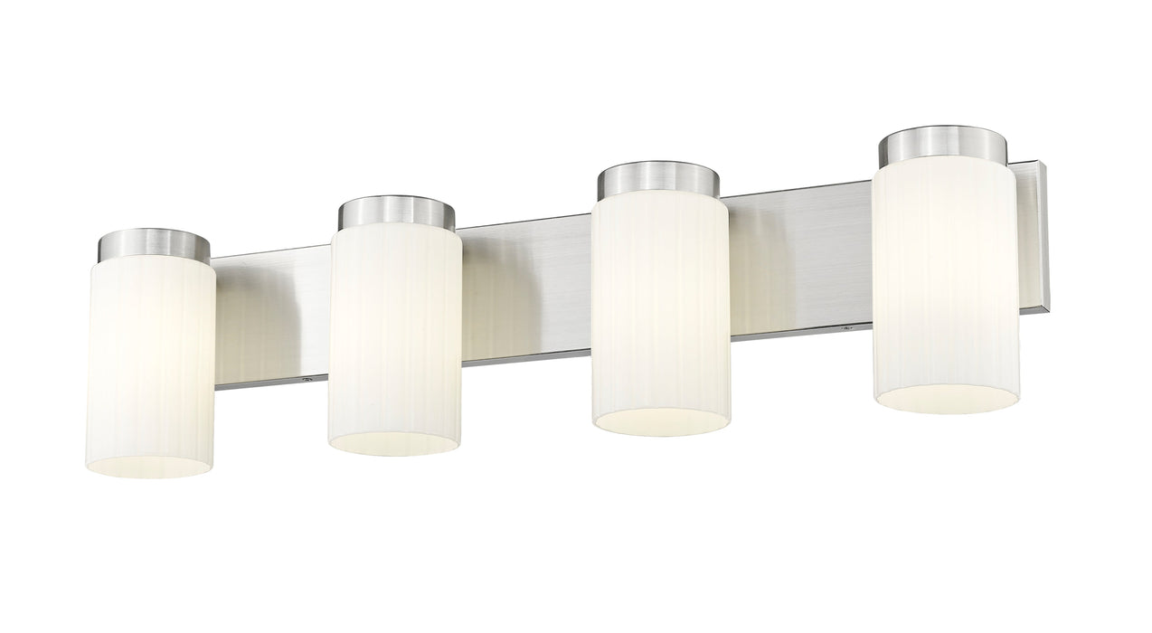Vanity Z-Lite 746-4V-BN Brushed Nickel Burk 4 Light Vanity Z-Lite