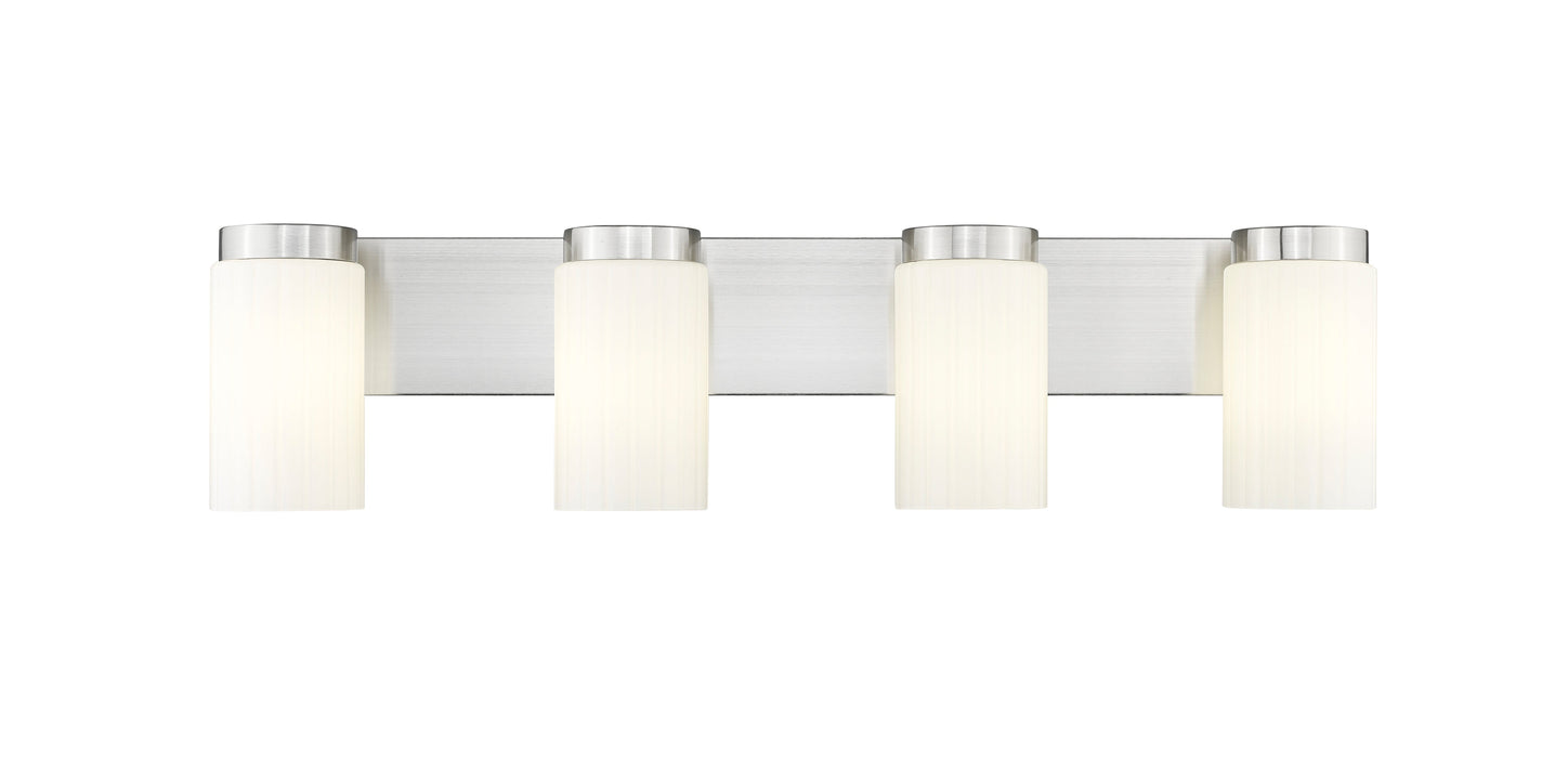 Vanity Z-Lite 746-4V-BN Brushed Nickel Burk 4 Light Vanity Z-Lite