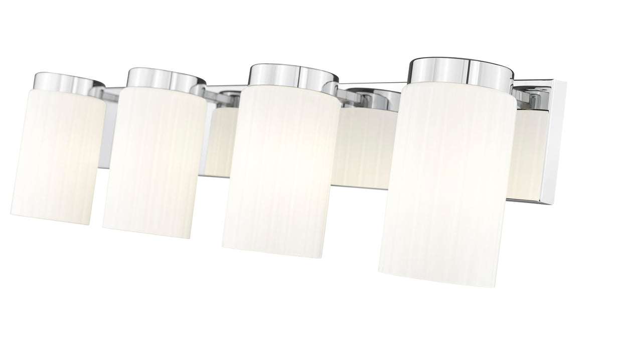 Vanity Z-Lite 746-4V-CH Chrome Burk 4 Light Vanity Z-Lite
