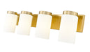 Vanity Z-Lite 746-4V-LG Luxe Gold Burk 4 Light Vanity Z-Lite