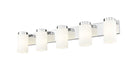 Vanity Z-Lite 746-5V-CH Chrome Burk 5 Light Vanity Z-Lite