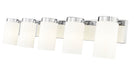 Vanity Z-Lite 746-5V-CH Chrome Burk 5 Light Vanity Z-Lite