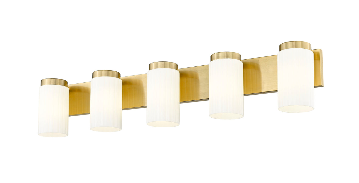 Vanity Z-Lite 746-5V-LG Luxe Gold Burk 5 Light Vanity Z-Lite