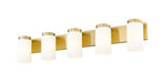 Vanity Z-Lite 746-5V-LG Luxe Gold Burk 5 Light Vanity Z-Lite