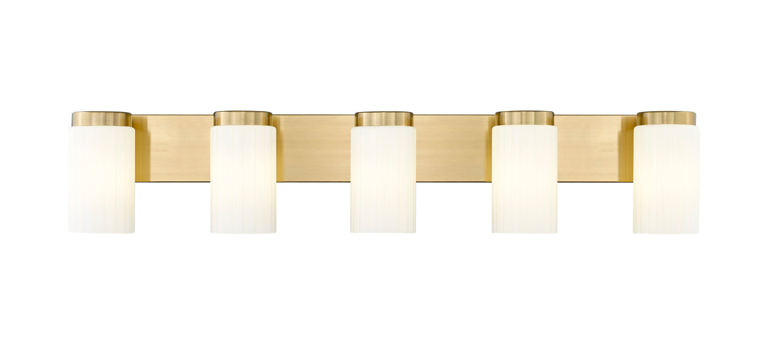 Vanity Z-Lite 746-5V-LG Luxe Gold Burk 5 Light Vanity Z-Lite