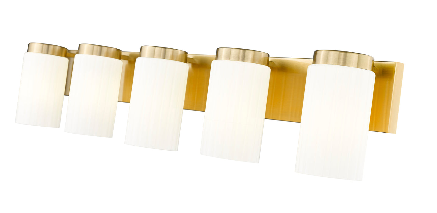 Vanity Z-Lite 746-5V-LG Luxe Gold Burk 5 Light Vanity Z-Lite