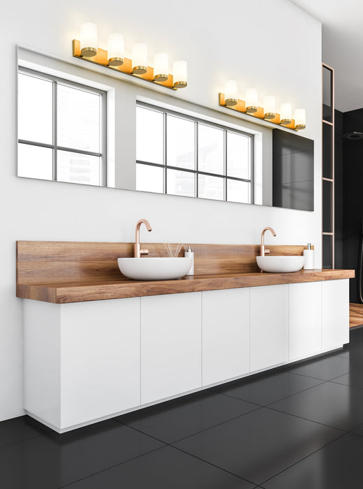 Vanity Z-Lite 746-5V-LG Luxe Gold Burk 5 Light Vanity Z-Lite