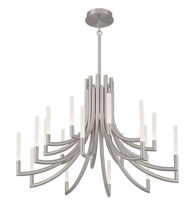Eurofase 49012-026 Olette 42" Brushed Nickel LED Chandelier