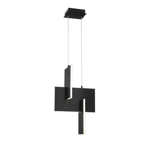 Eurofase 37347-023 Coburg 23" Anodized Black LED Pendant Light