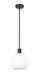 Pendant Z-Lite 7500P10-MB Matte Black Margo 1 Light Pendant Z-Lite
