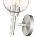 Wall Sconce Z-Lite 7502-1S-BN Brushed Nickel Sutton 1 Light Wall Sconce Z-Lite