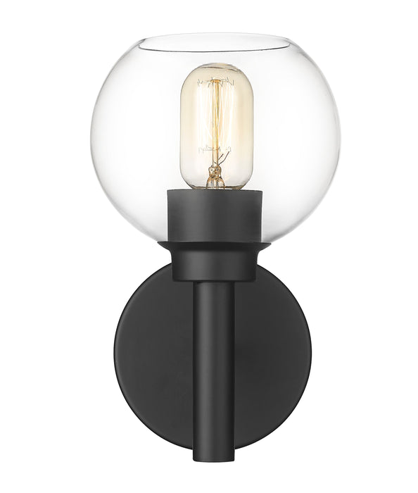 Wall Sconce Z-Lite 7502-1S-MB Matte Black Sutton 1 Light Wall Sconce Z-Lite