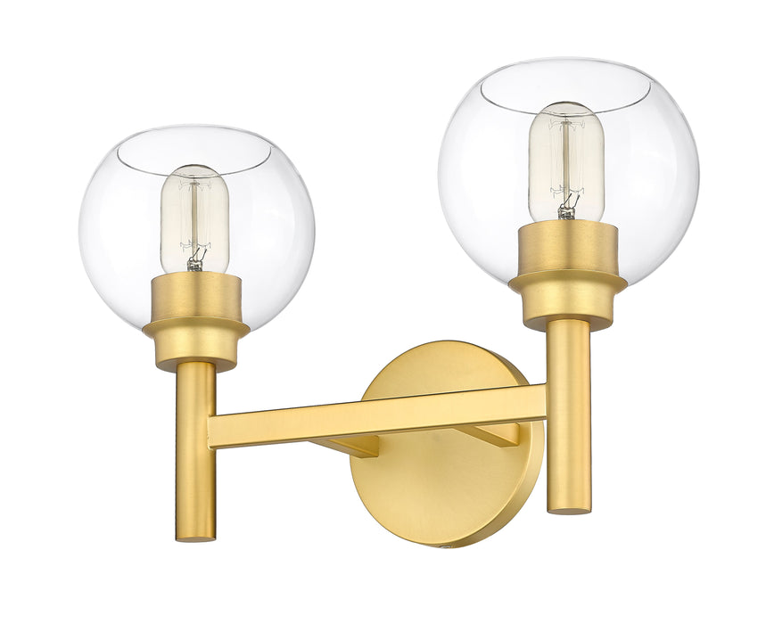 Vanity Z-Lite 7502-2V-BG Brushed Gold Sutton 2 Light Vanity Z-Lite