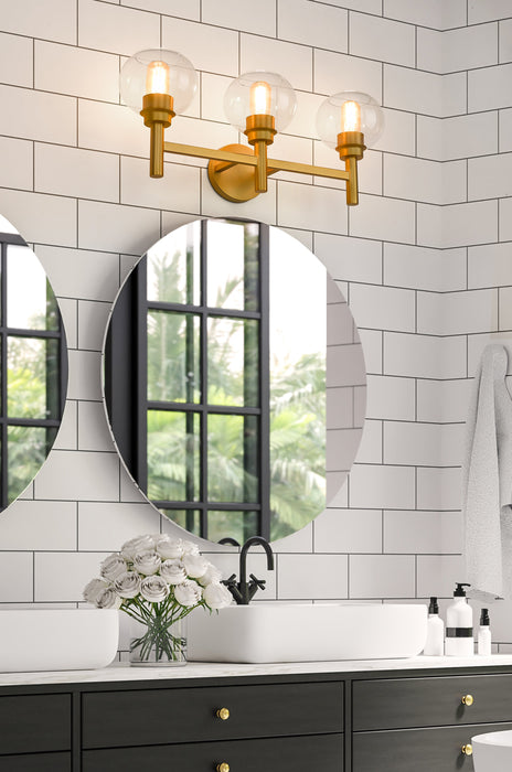 Vanity Z-Lite 7502-3V-BG Brushed Gold Sutton 3 Light Vanity Z-Lite