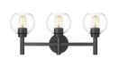 Vanity Z-Lite 7502-3V-MB Matte Black Sutton 3 Light Vanity Z-Lite