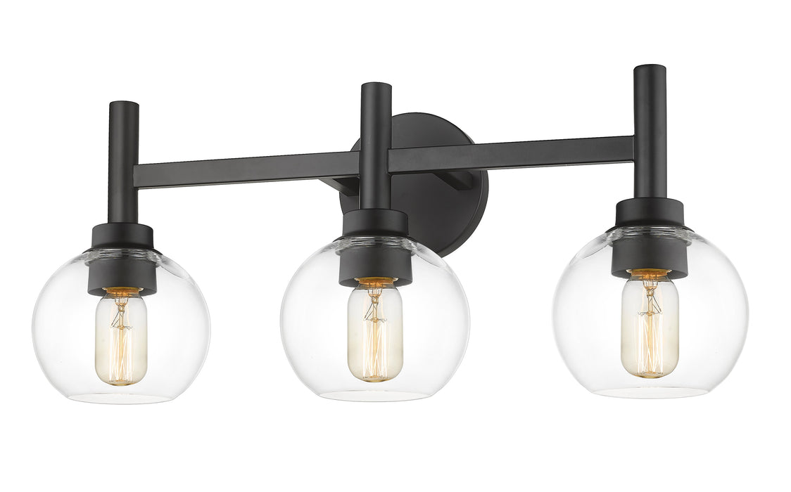 Vanity Z-Lite 7502-3V-MB Matte Black Sutton 3 Light Vanity Z-Lite