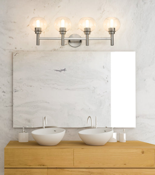 Vanity Z-Lite 7502-4V-BN Brushed Nickel Sutton 4 Light Vanity Z-Lite