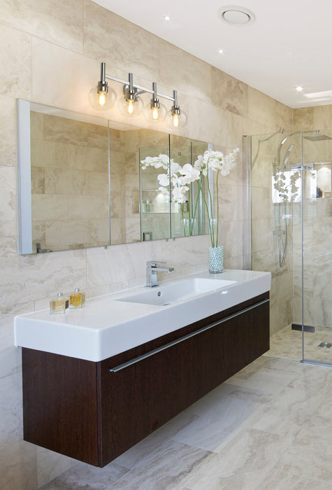 Vanity Z-Lite 7502-4V-CH Chrome Sutton 4 Light Vanity Z-Lite