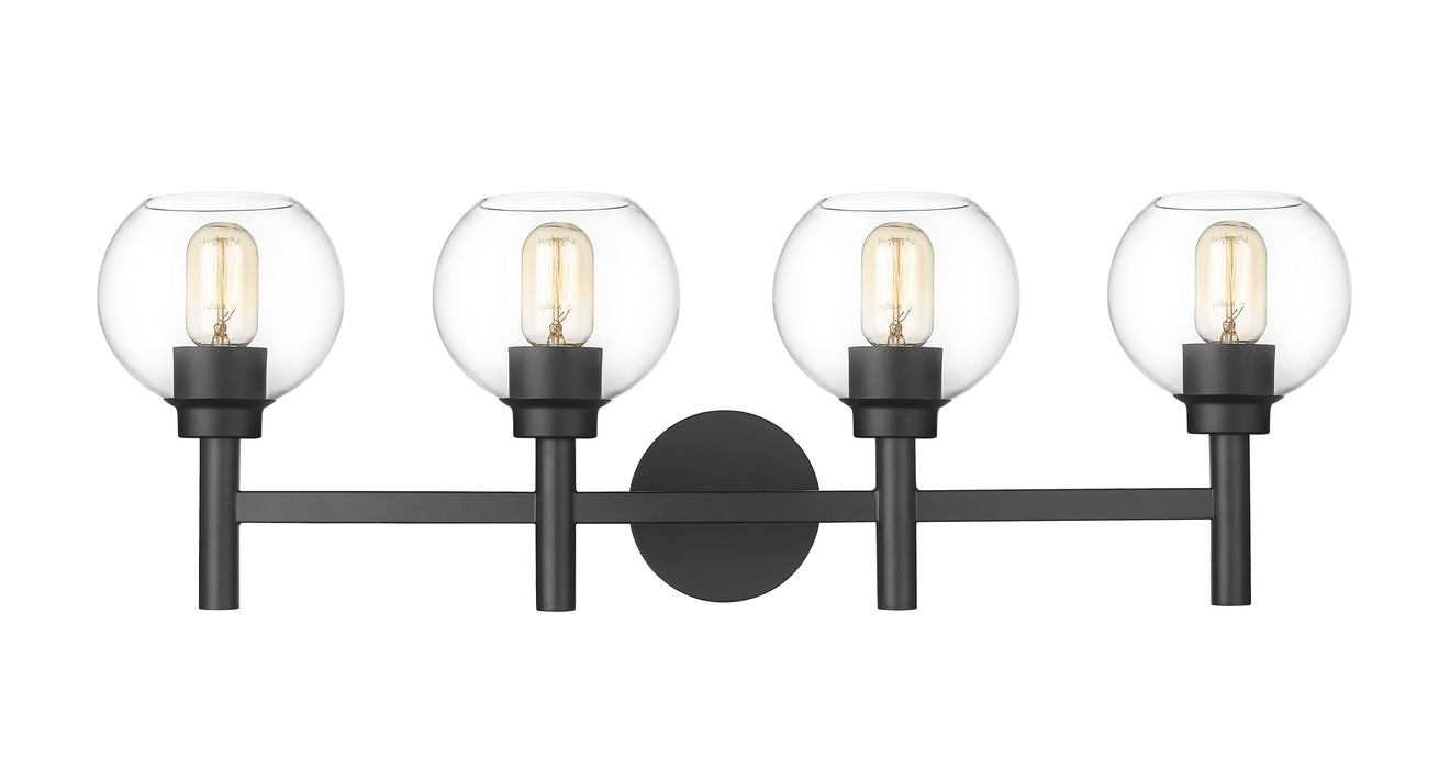 Vanity Z-Lite 7502-4V-MB Matte Black Sutton 4 Light Vanity Z-Lite