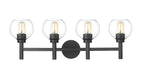 Vanity Z-Lite 7502-4V-MB Matte Black Sutton 4 Light Vanity Z-Lite