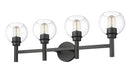 Vanity Z-Lite 7502-4V-MB Matte Black Sutton 4 Light Vanity Z-Lite