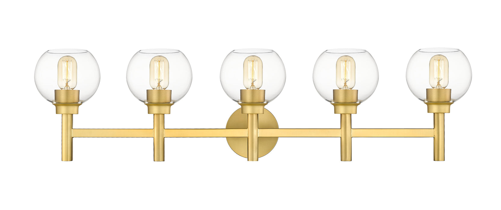 Vanity Z-Lite 7502-5V-BG Brushed Gold Sutton 5 Light Vanity Z-Lite