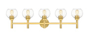 Vanity Z-Lite 7502-5V-BG Brushed Gold Sutton 5 Light Vanity Z-Lite