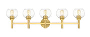 Vanity Z-Lite 7502-5V-BG Brushed Gold Sutton 5 Light Vanity Z-Lite