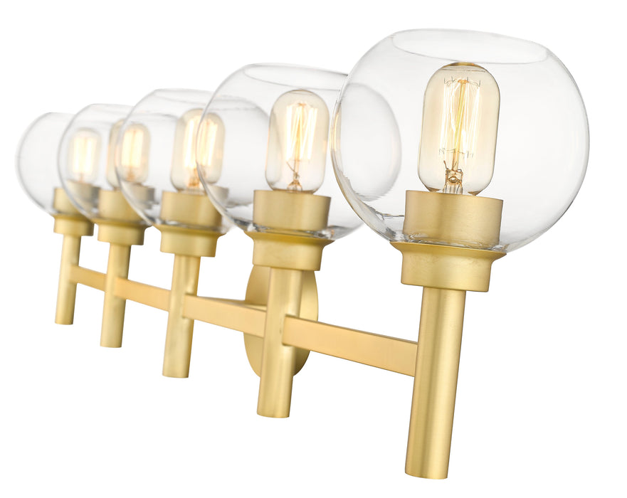 Vanity Z-Lite 7502-5V-BG Brushed Gold Sutton 5 Light Vanity Z-Lite