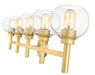 Vanity Z-Lite 7502-5V-BG Brushed Gold Sutton 5 Light Vanity Z-Lite