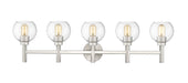 Vanity Z-Lite 7502-5V-BN Brushed Nickel Sutton 5 Light Vanity Z-Lite