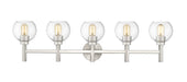 Vanity Z-Lite 7502-5V-BN Brushed Nickel Sutton 5 Light Vanity Z-Lite