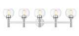 Vanity Z-Lite 7502-5V-CH Chrome Sutton 5 Light Vanity Z-Lite