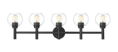 Vanity Z-Lite 7502-5V-MB Matte Black Sutton 5 Light Vanity Z-Lite