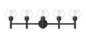 Vanity Z-Lite 7502-5V-MB Matte Black Sutton 5 Light Vanity Z-Lite