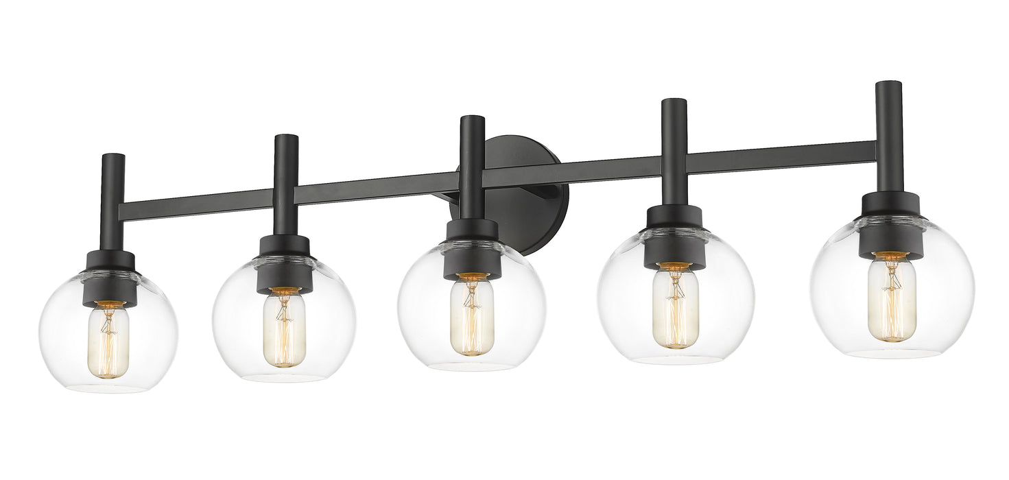 Vanity Z-Lite 7502-5V-MB Matte Black Sutton 5 Light Vanity Z-Lite