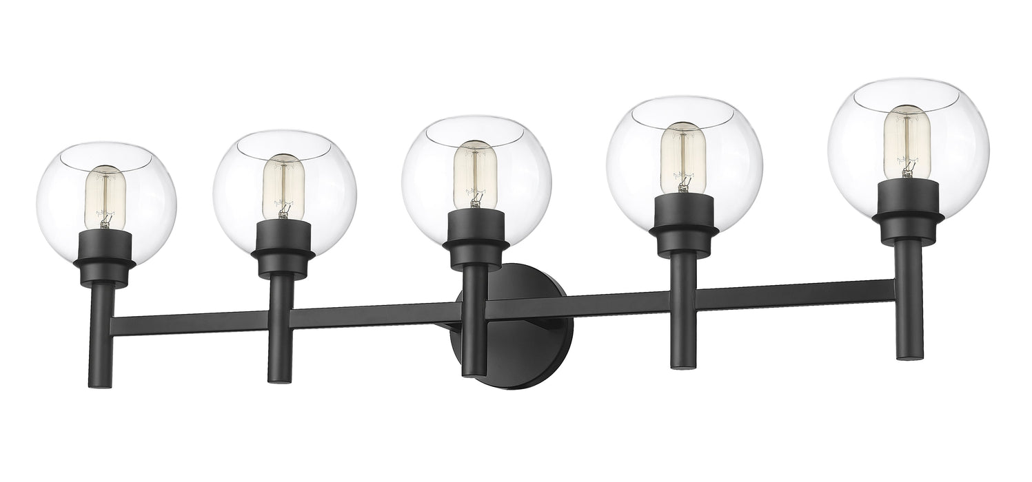 Vanity Z-Lite 7502-5V-MB Matte Black Sutton 5 Light Vanity Z-Lite