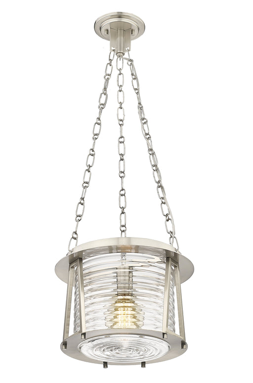 Pendant Z-Lite 7503P13-BN Brushed Nickel Cape Harbor 1 Light Pendant Z-Lite