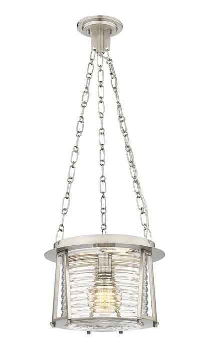 Pendant Z-Lite 7503P13-BN Brushed Nickel Cape Harbor 1 Light Pendant Z-Lite