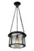Pendant Z-Lite 7503P13-MB Matte Black Cape Harbor 1 Light Pendant Z-Lite