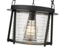 Pendant Z-Lite 7503P13-MB Matte Black Cape Harbor 1 Light Pendant Z-Lite