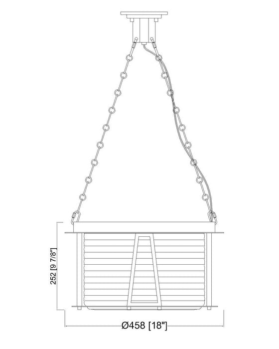 Pendant Z-Lite 7503P18-BN Brushed Nickel Cape Harbor 3 Light Pendant Z-Lite