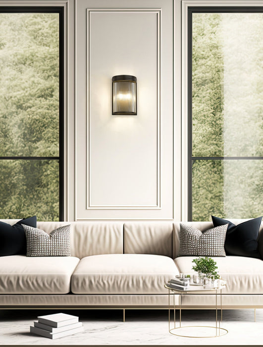 Wall Sconce Z-Lite 7504-2S-MB Matte Black Carnaby 2 Light Wall Sconce Z-Lite